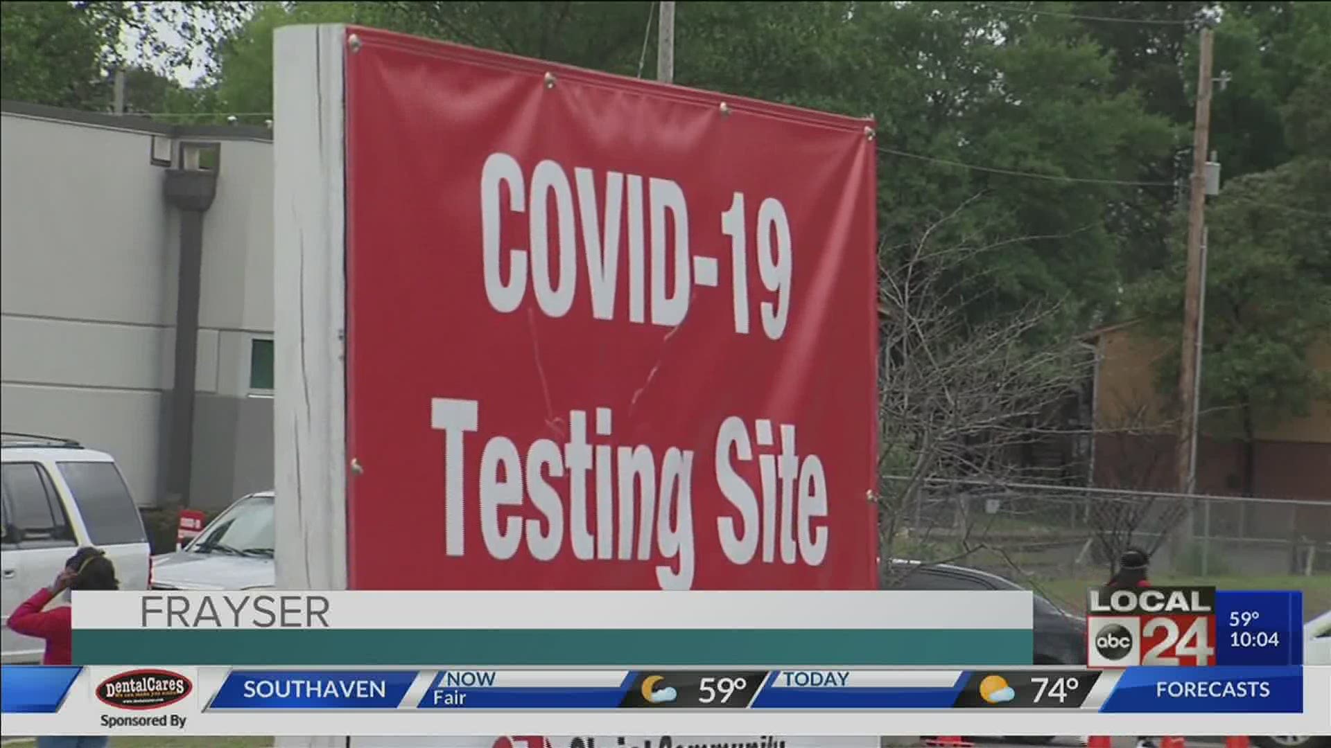 GOVERNOR LEE VISITS COVID-19 TESTING SITE IN FRAYSER SATURDAY