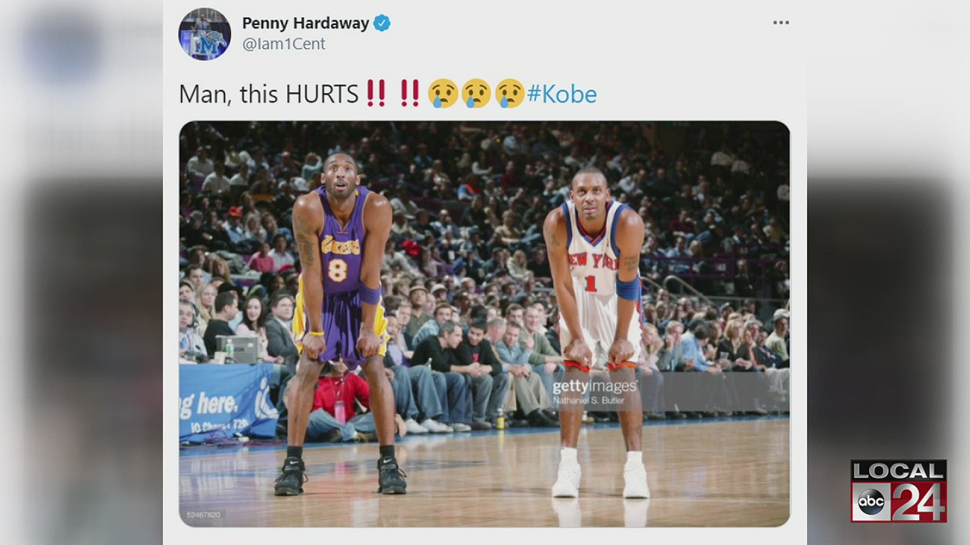 Penny Hardaway remembers Kobe Bryant on anniversary of death