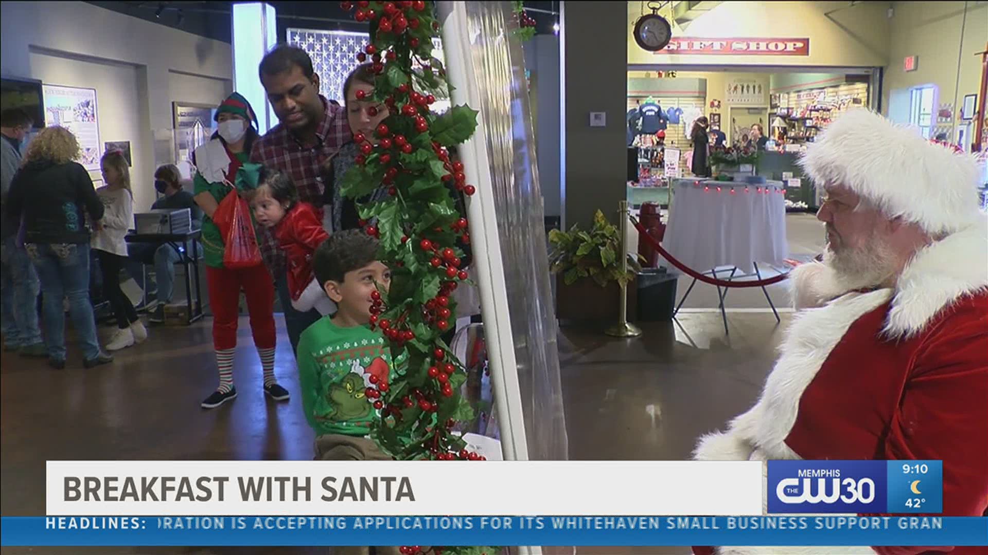 Memphis Fire Museum hosts Touch-Free Breakfast with Santa