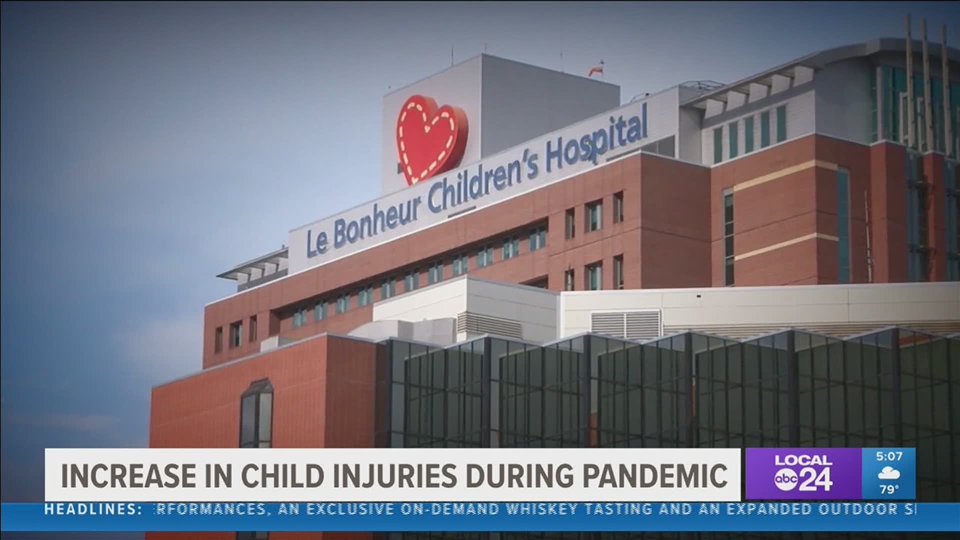 The trauma unit at Le Bonheur Children's Hospital has kept busy during the last year.