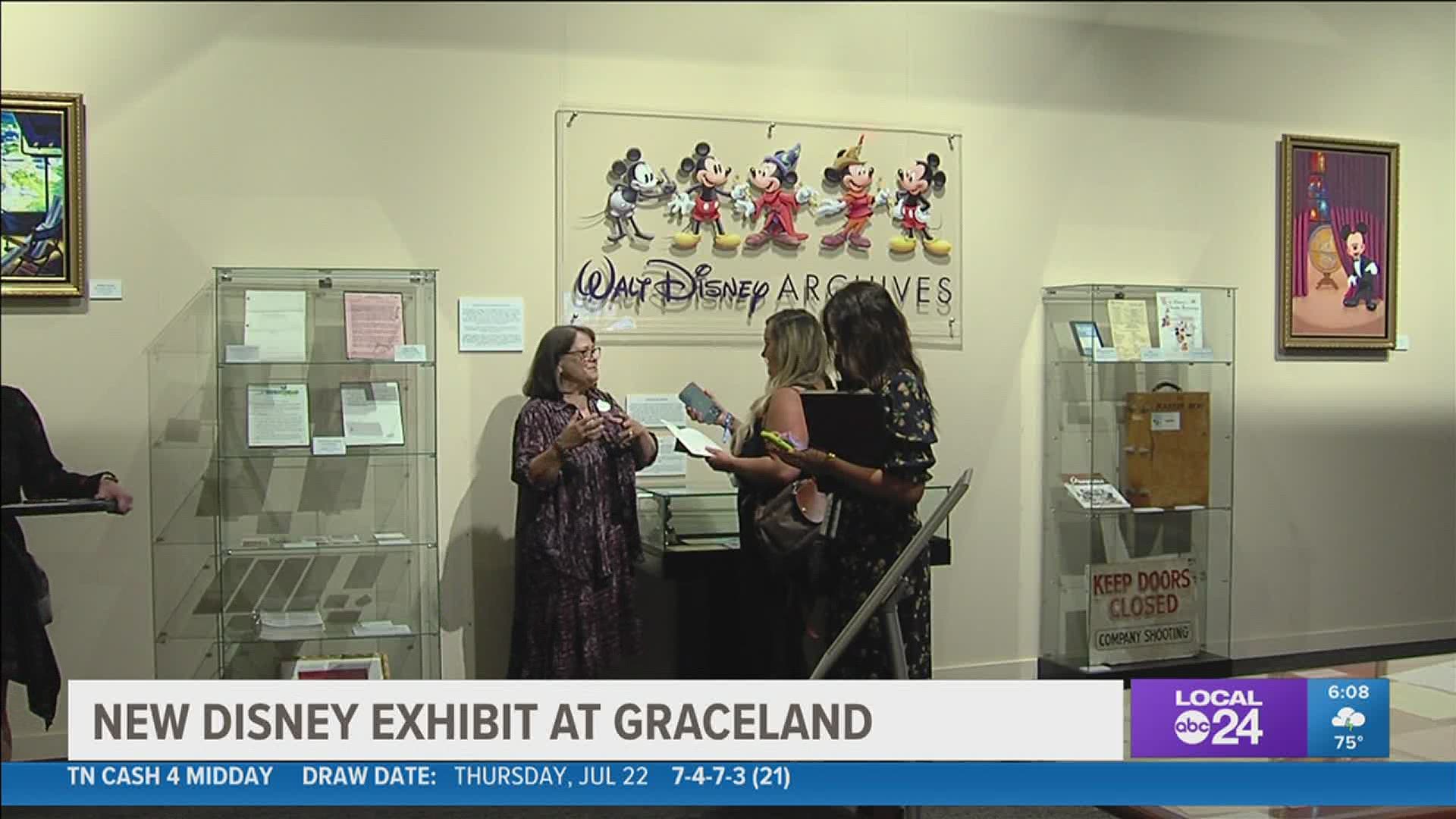 For a limited time, Disney fans will be able to see some special items, including some never before seen, from Walt Disney's Archives.