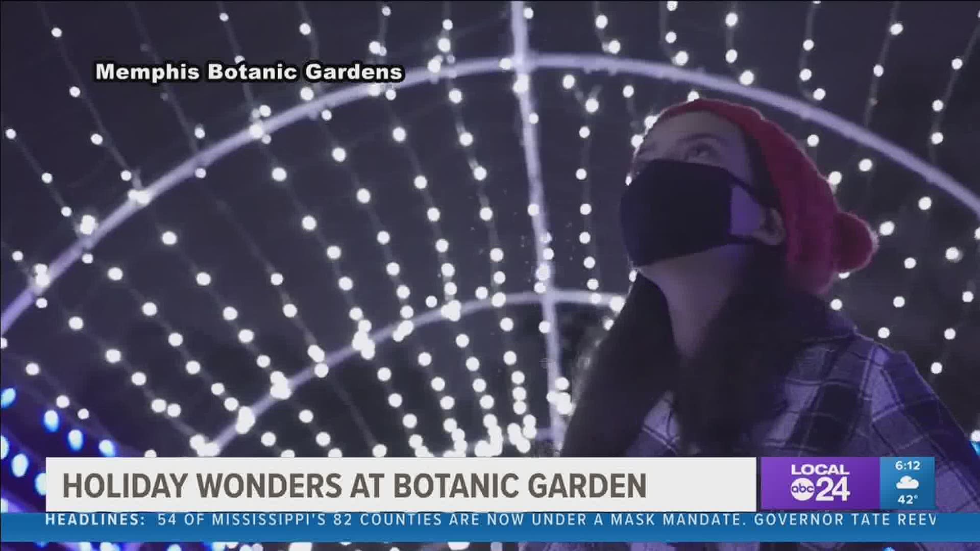 The annual Holiday Wonders at the Garden is back at the Memphis Botanic Garden.