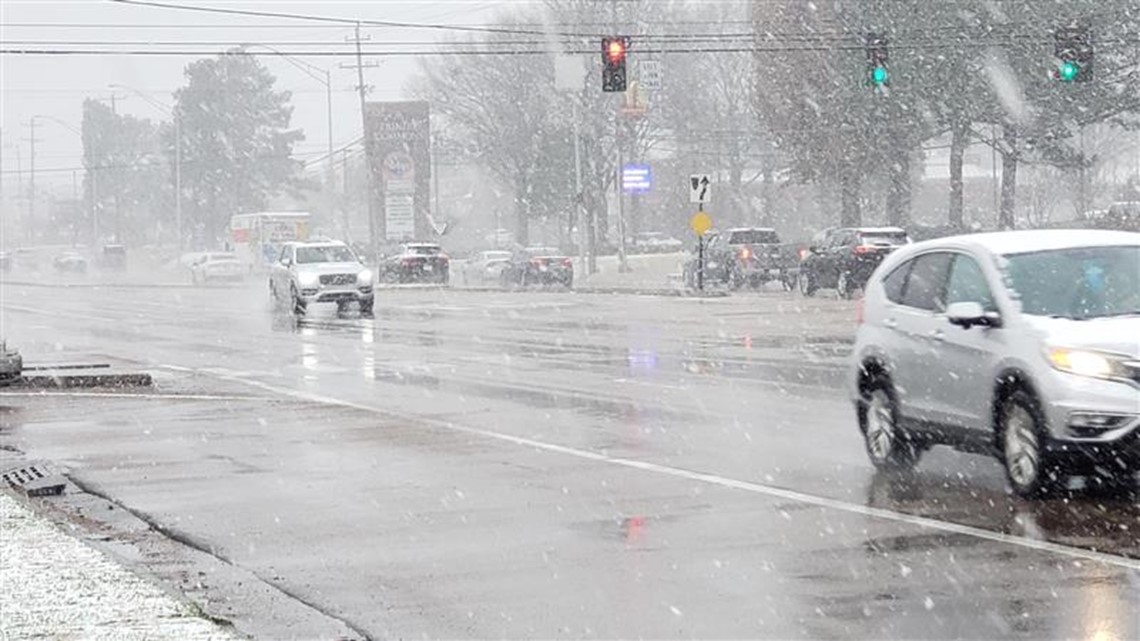 March snow is not in the Memphis area