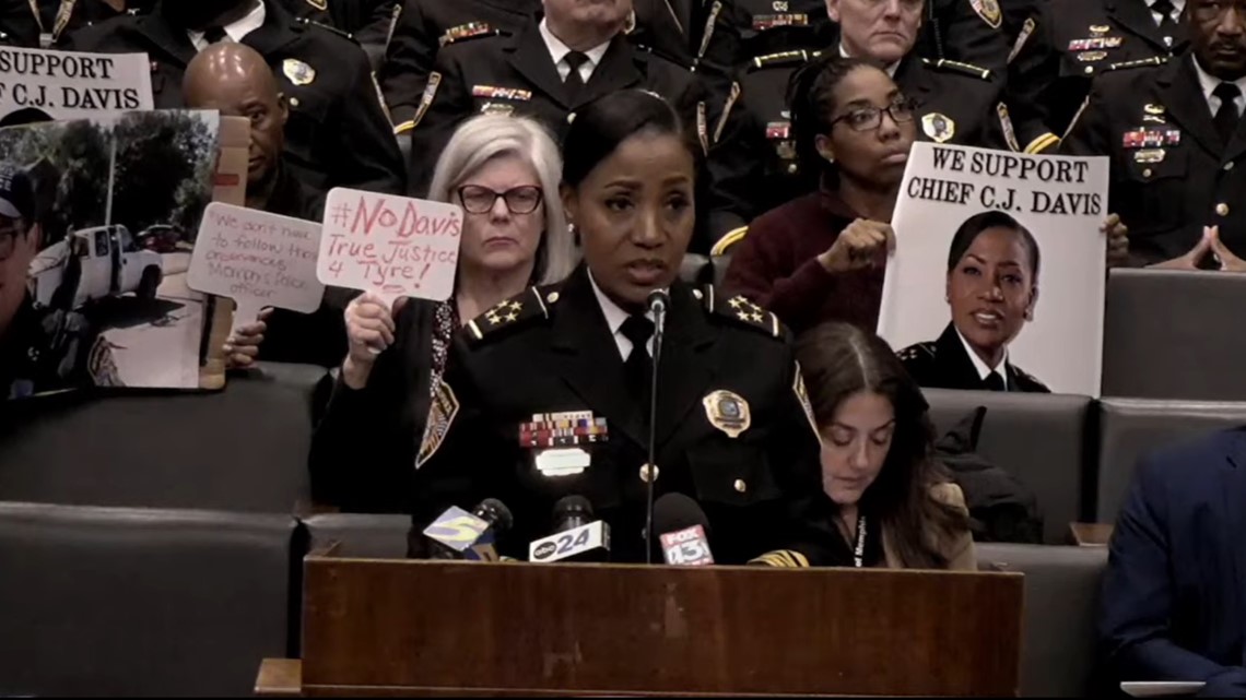 Memphis City Council wants to move on from Chief C.J. Davis - Vimarsana News