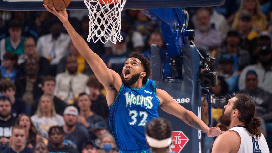 NBA Playoffs: Watch Karl-Anthony Towns' Poster Dunk in Win Over