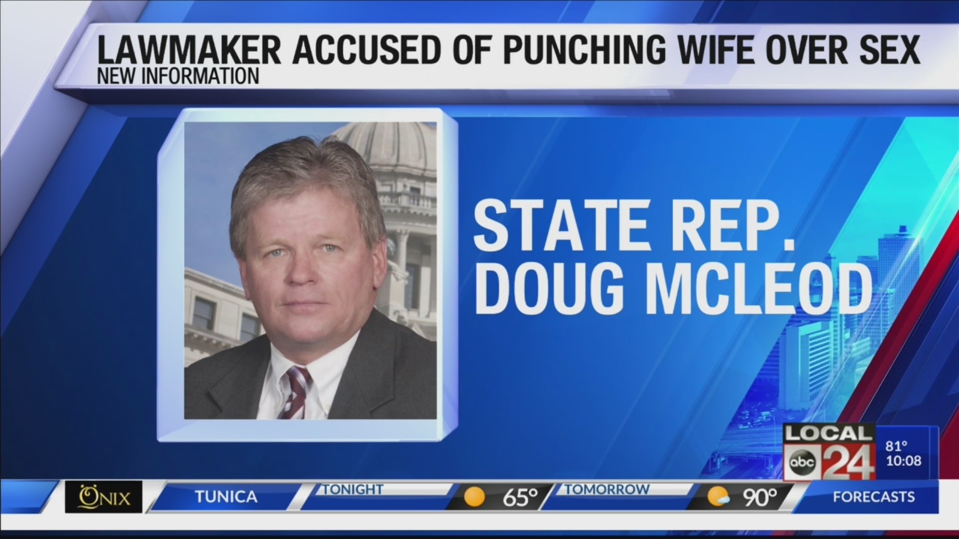 MS Lawmaker accused of punching wife says incident misrepresented