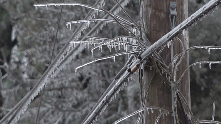 Power outages stretch across the Mid-South during winter weather