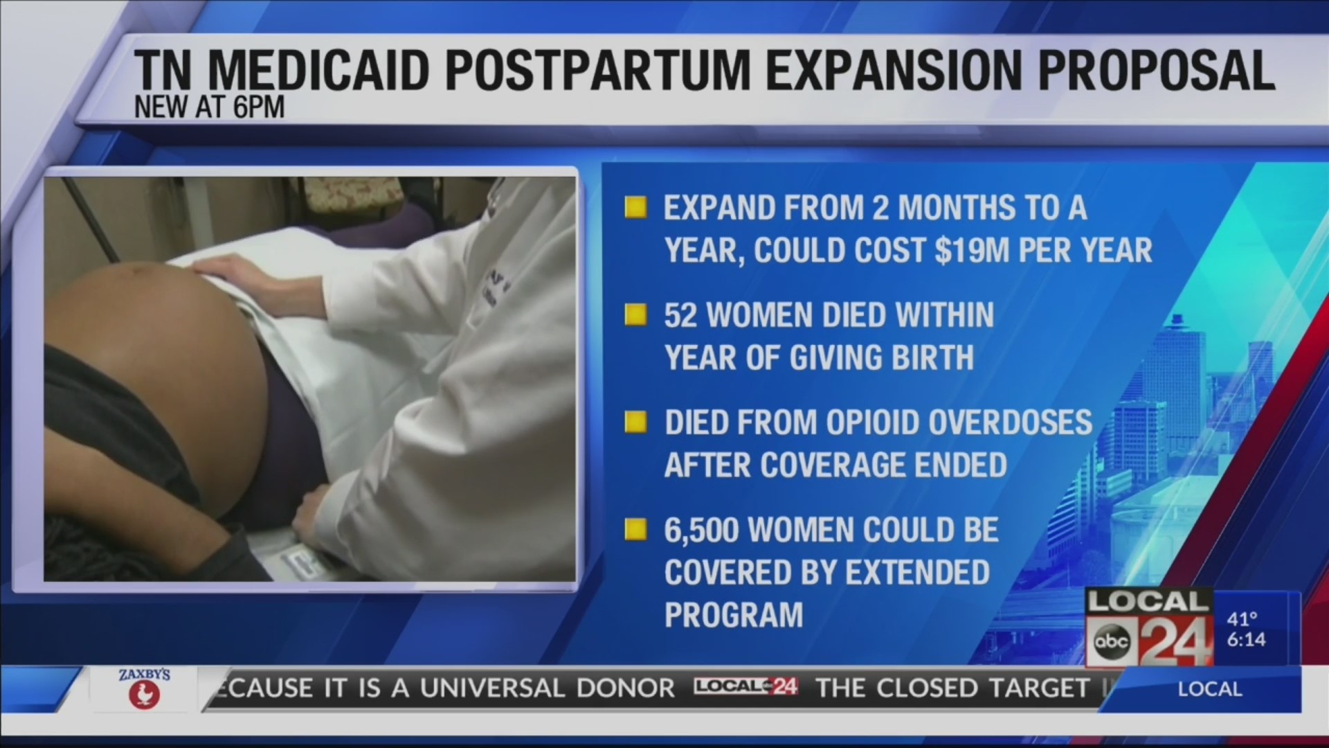 Tennessee Medicaid officials want more postpartum coverage
