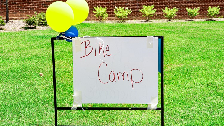 Summer camp in Cordova teaches individuals with disabilities how to ride a bike