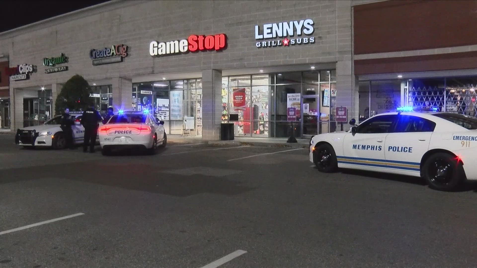 Police said the vehicles used matched the description of those used in other GameStop burglaries.