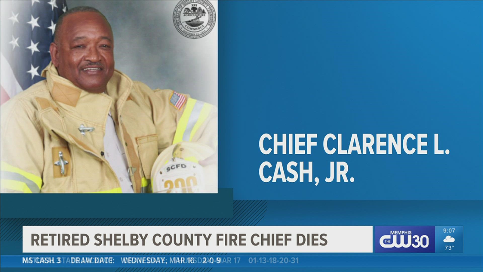 In addition to serving with the Shelby County Fire Department, Clarence L. Cash Jr. was a member of the Shelby County 911 Board.