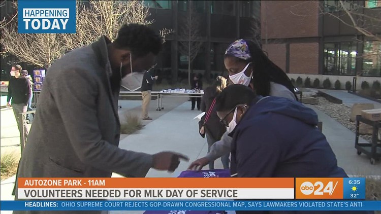 Volunteers honor Dr. Martin Luther King Jr. through service on his holiday