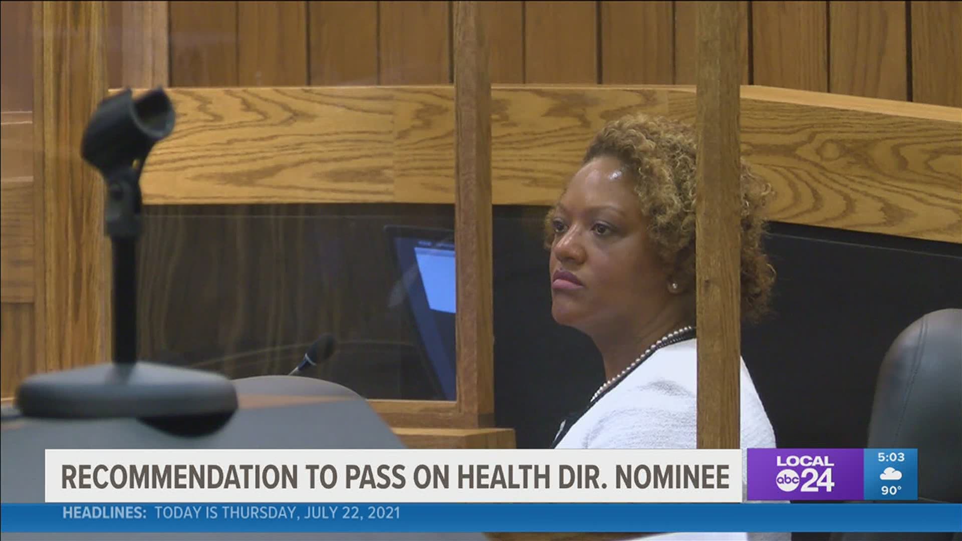 In a statement Thursday, Dr. Lasonya Hall said the sentences were taken out of a larger report, and there was significant vetting by the mayor & state health dept.