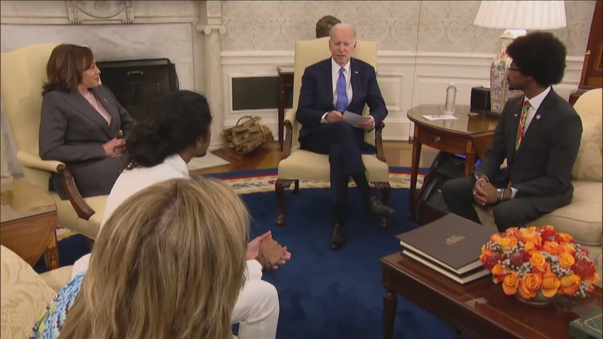 Monday, President Joe Biden welcomed to the White House the Tennessee lawmakers who faced expulsion for gun control protests.