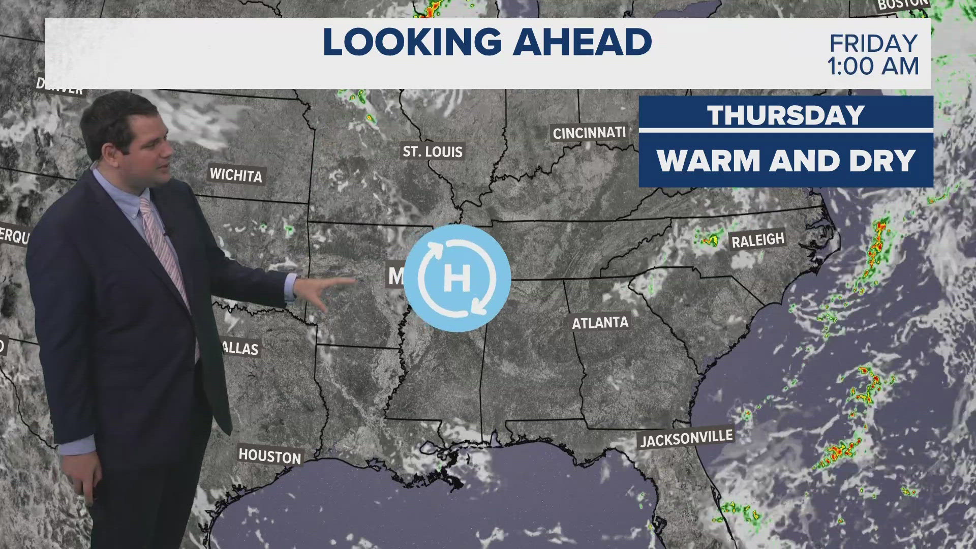 Temperatures will be close to 90 each afternoon going into the weekend. A cold front likely arrives next week