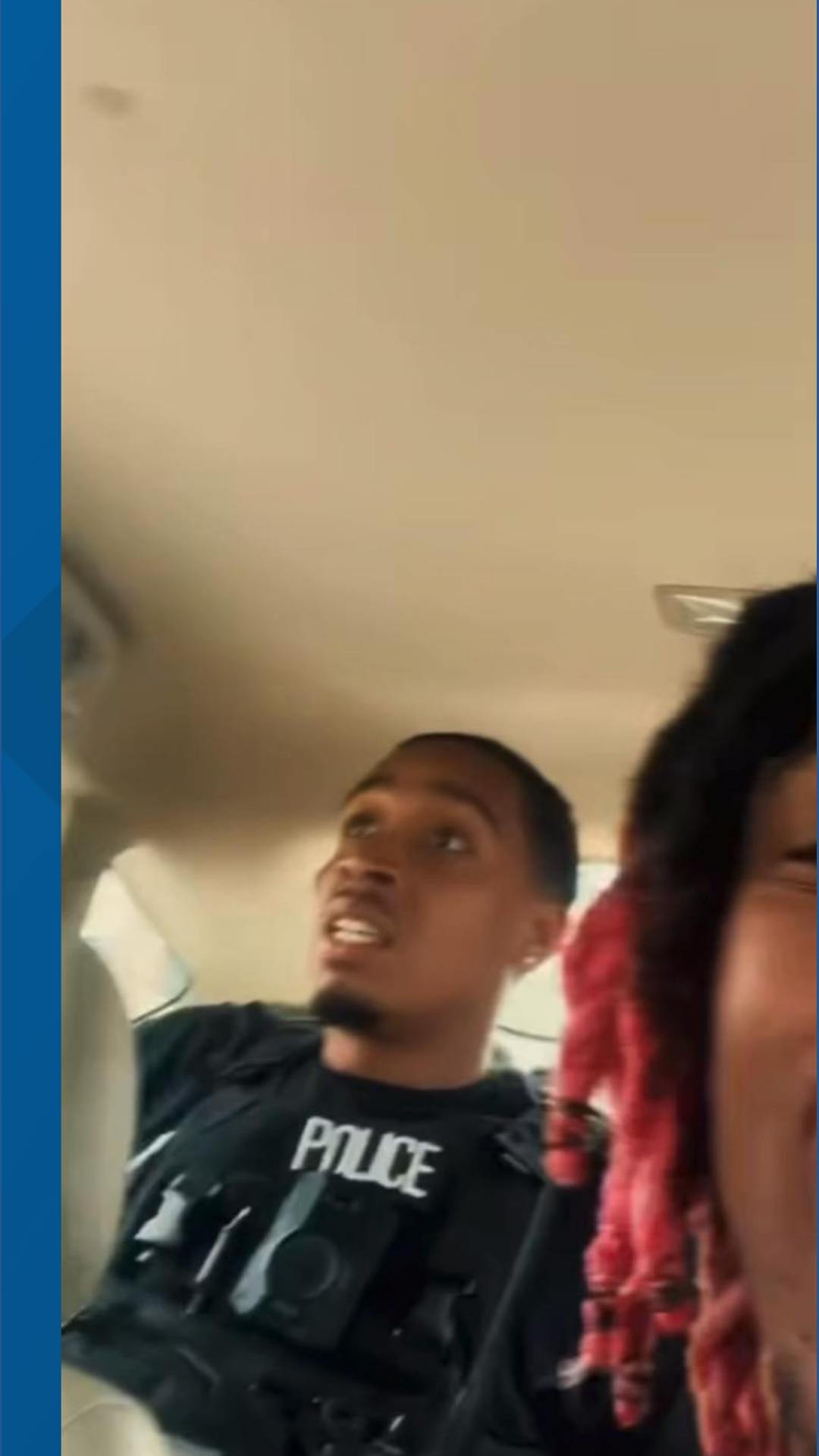 Memphis police officer gets into civilian car to chase suspect ...