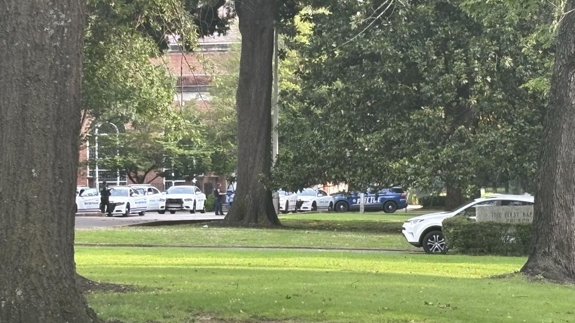 Woman found shot near Midtown church