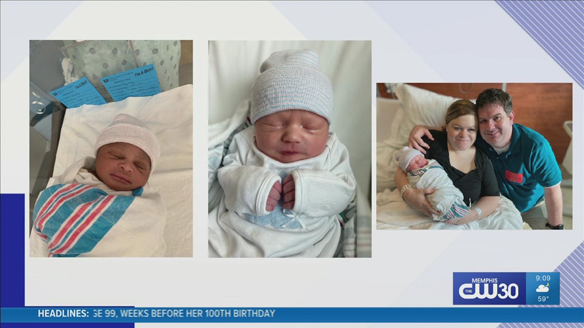 As those in the Memphis area celebrate the new year, local hospitals have welcomed the first babies born in 2022!