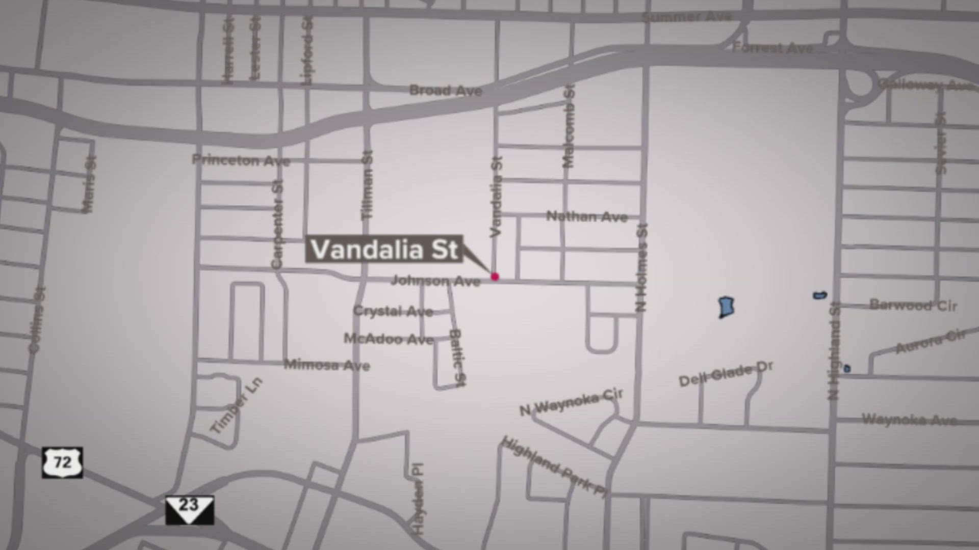 Police responded to the shooting Thursday around 2:15 a.m. in the 300 block of Vandalia Street.
