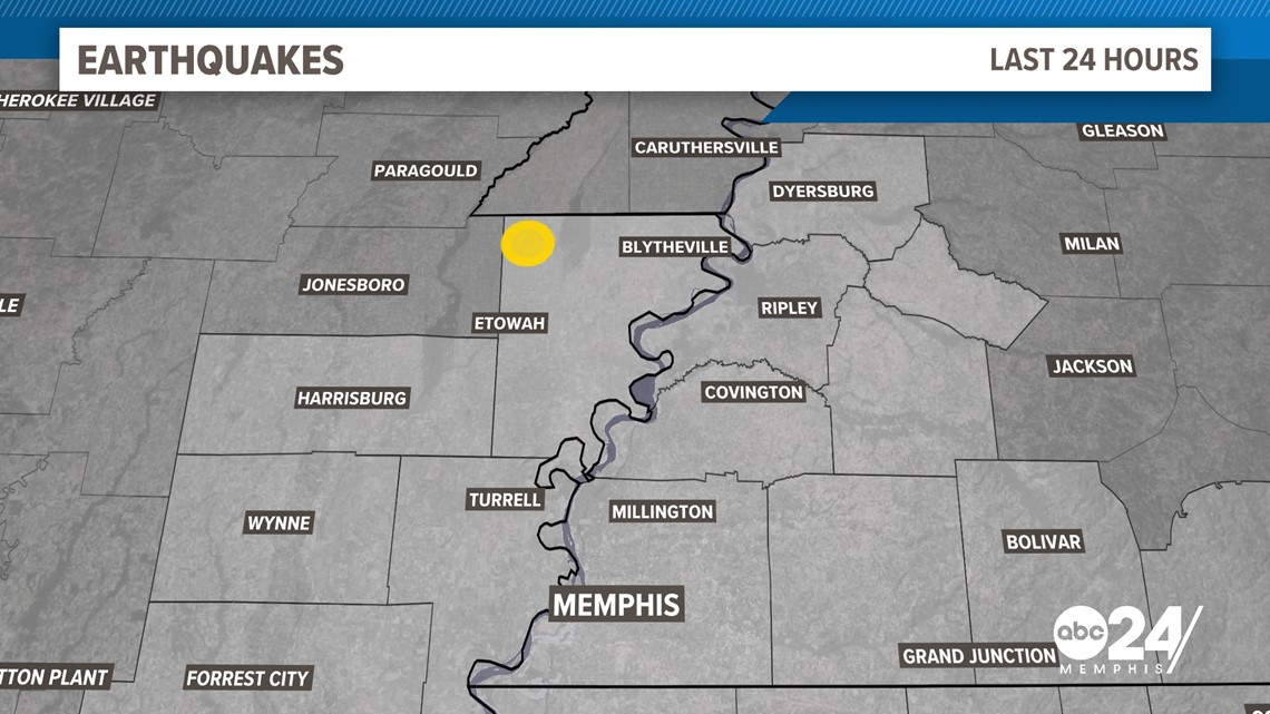 Memphis area earthquake strongest recorded since 2012