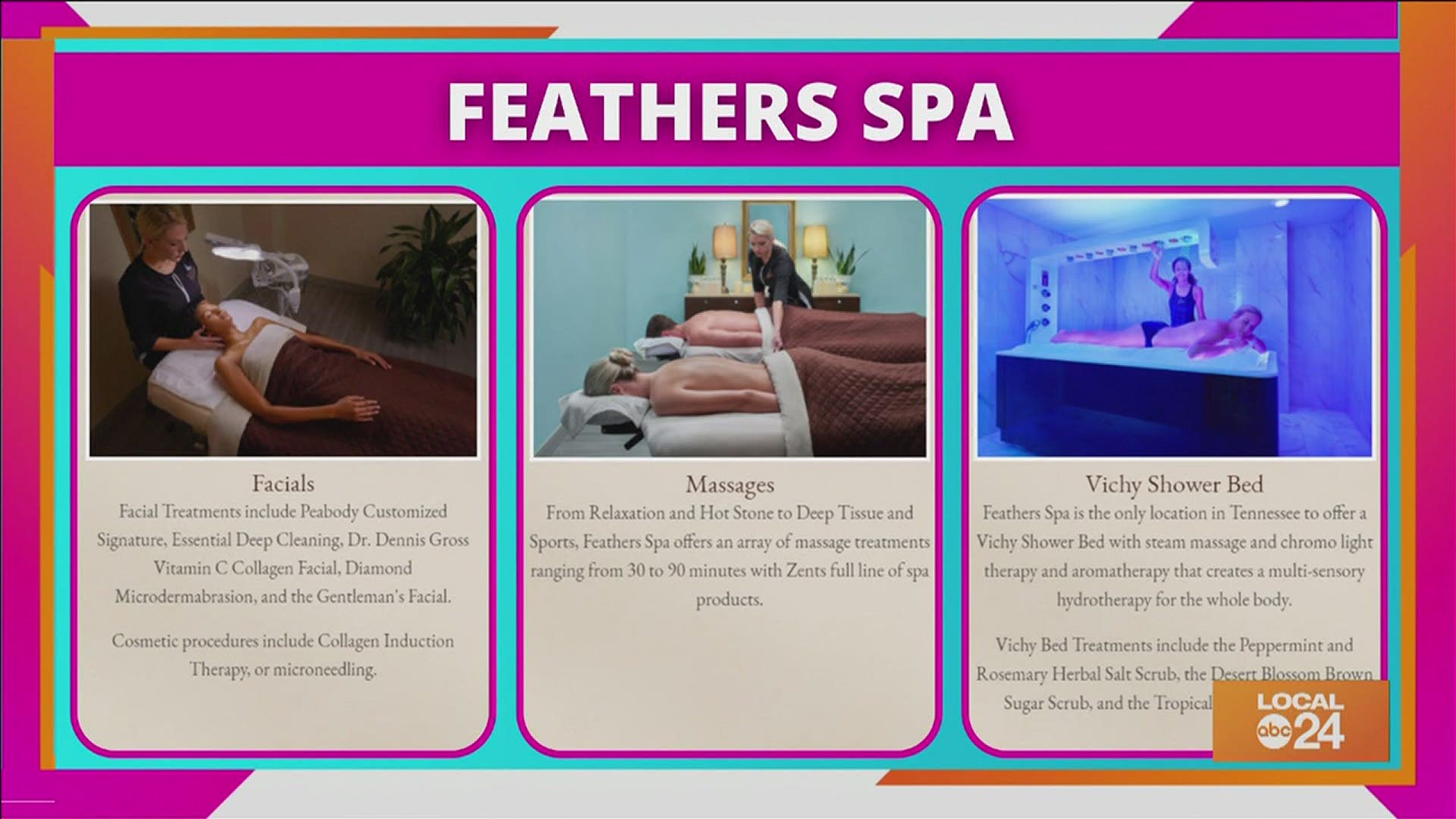 Did you know that one of the top spas in America is located in Downtown Memphis? From the Vichy Shower Bed to facials, check out what Feathers Spa has to offer!