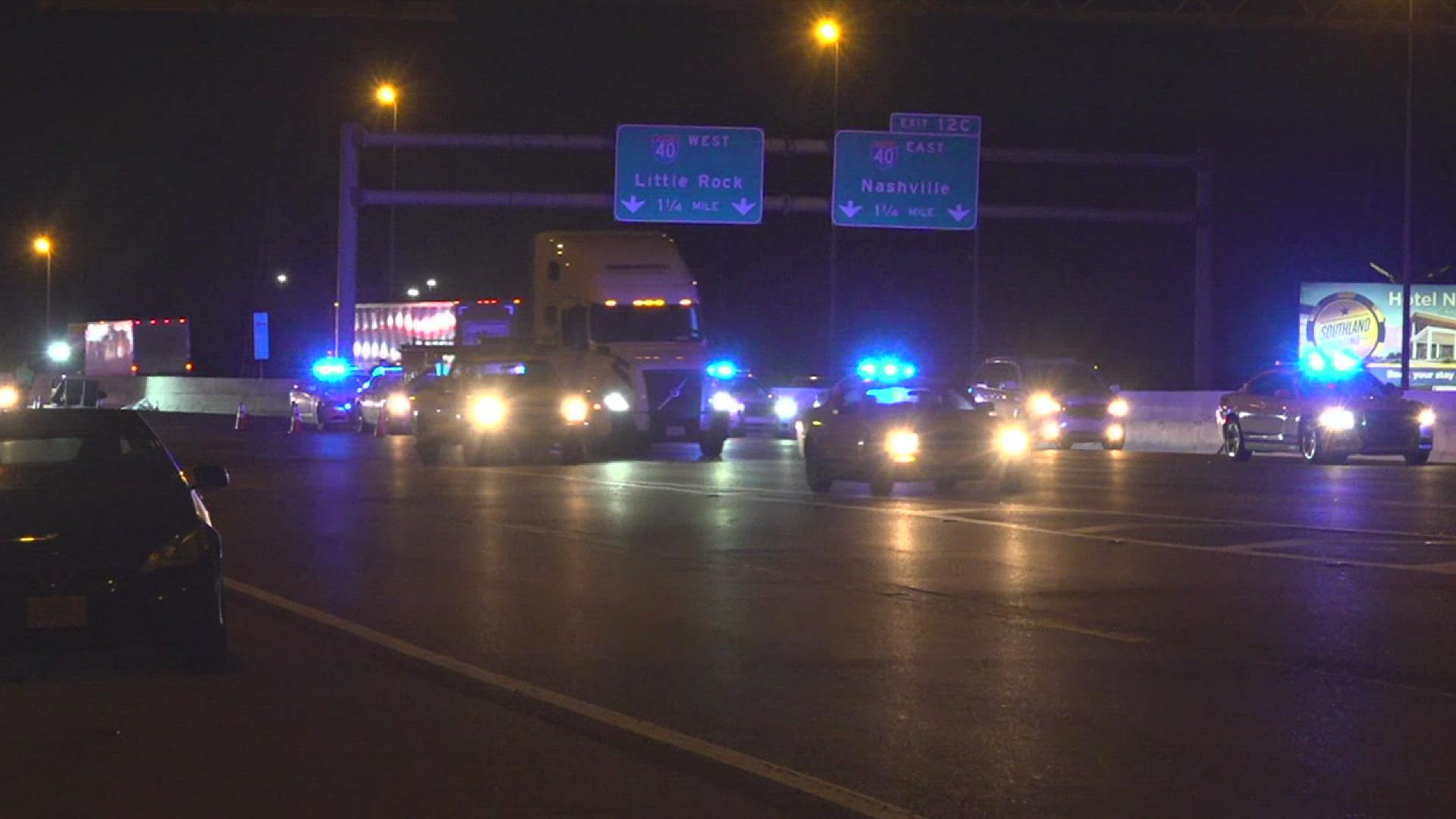 A pedestrian was killed after being hit by a car on I-240 near Walnut Grove. MPD said the investigation is ongoing.