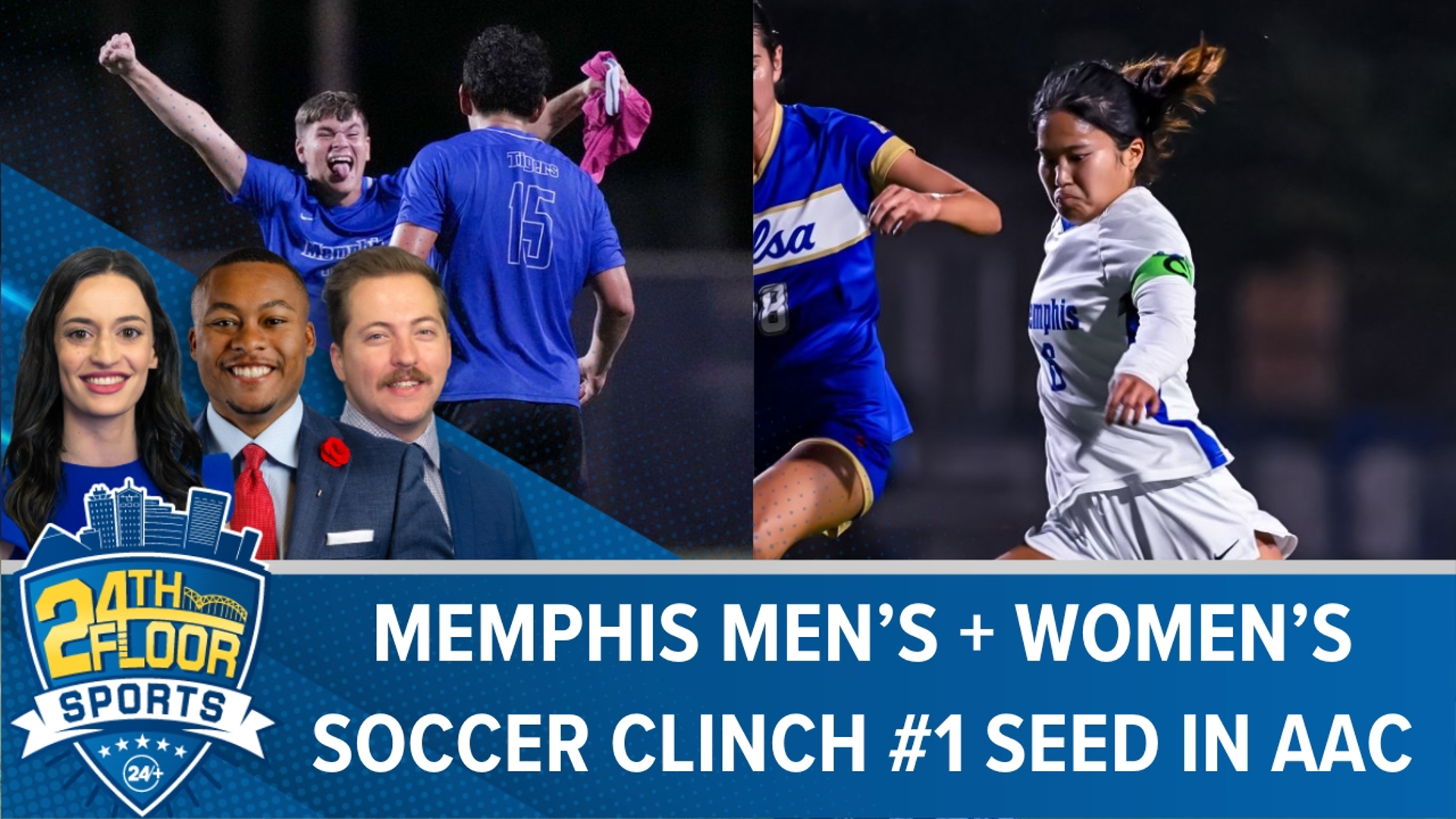 The Memphis women's soccer team will look to win their 4th straight AAC Tournament.