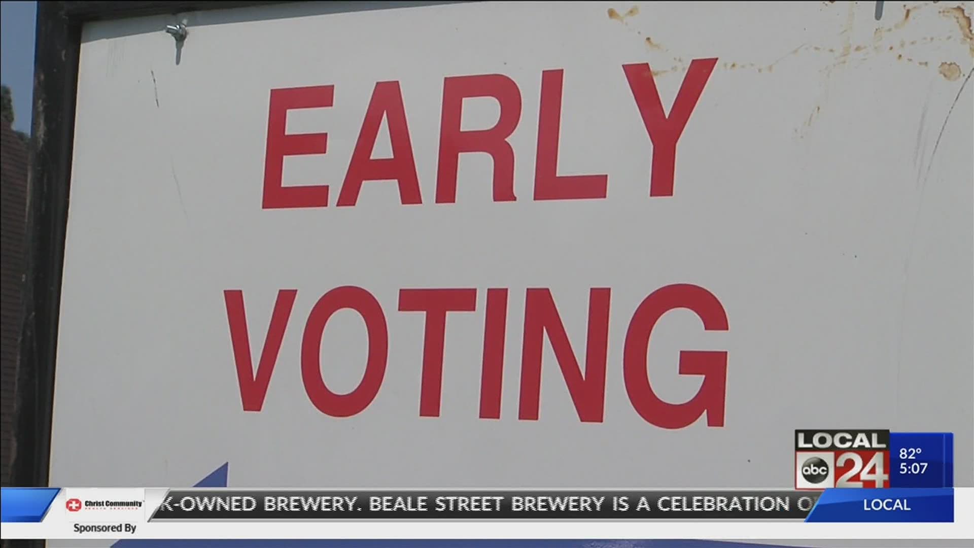 A look at how in person voting will work in Shelby County in Aug