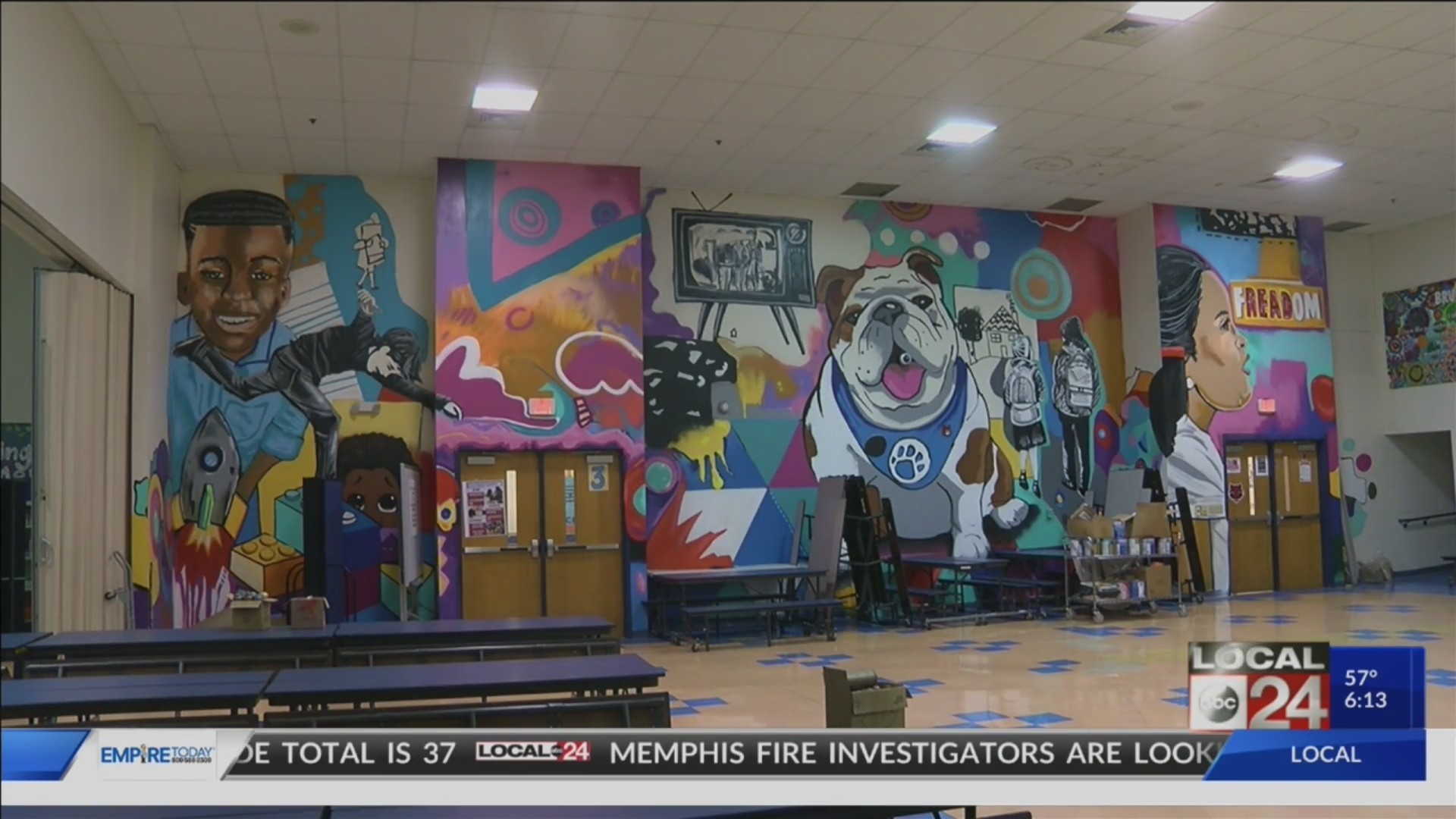 New mural will celebrate first graders that integrated Bruce Elementary