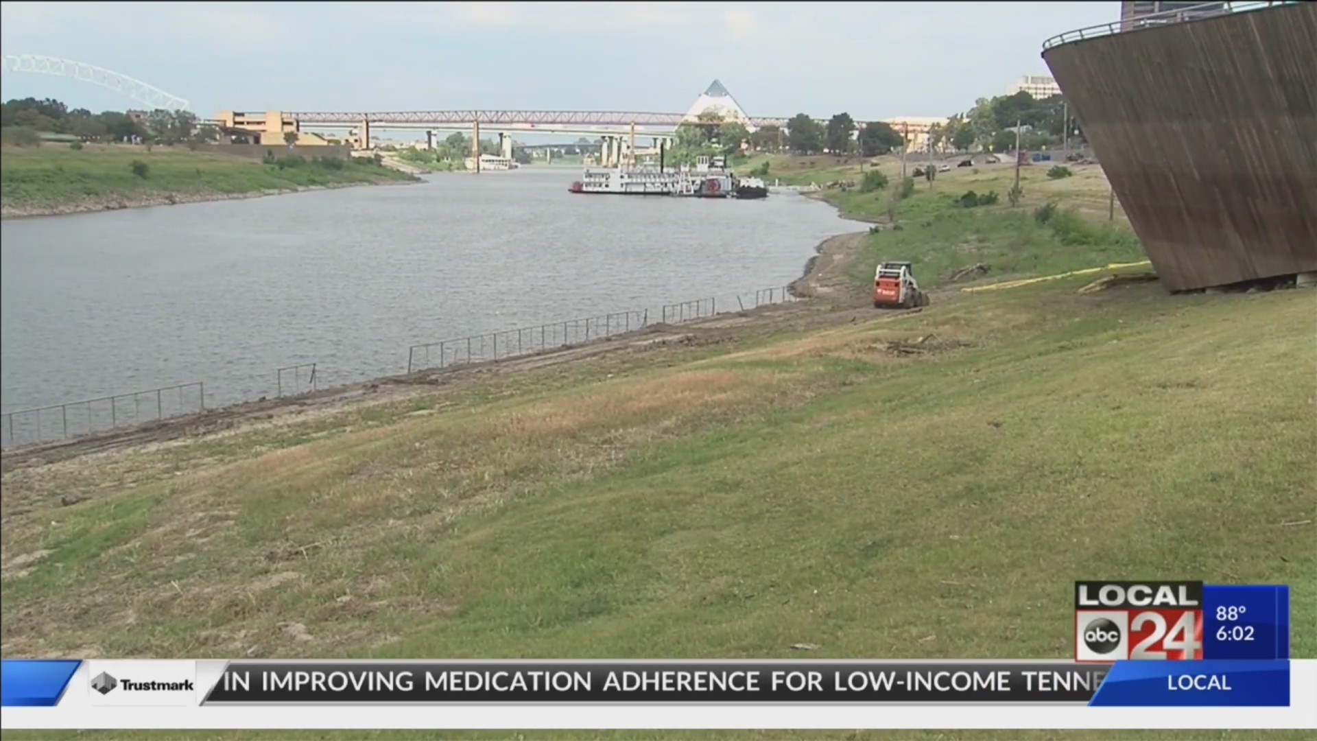 Memphis River Parks Partnership caught dumping material in Mississippi River without permit