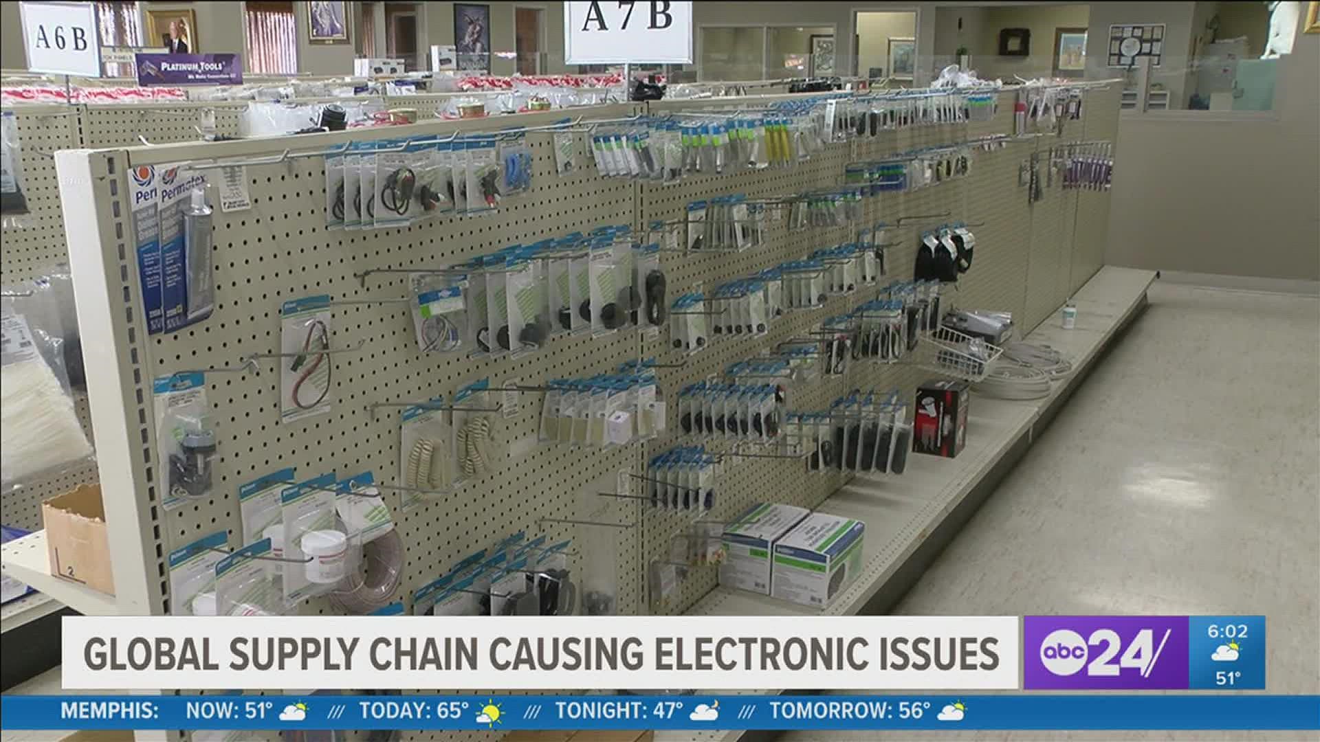 Fewer products are in stock ahead of holiday demand, and experts are warning about strain on hot ticket electronic items on wish lists.