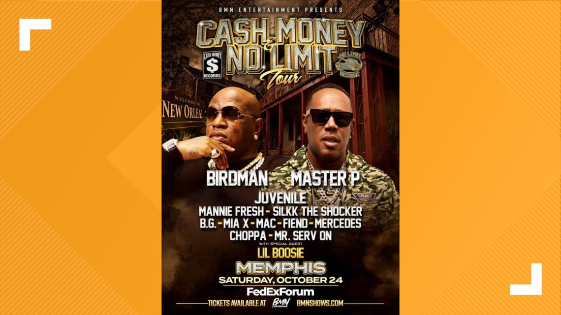 Cash Money & No Limit Tour' coming to FedExForum in October