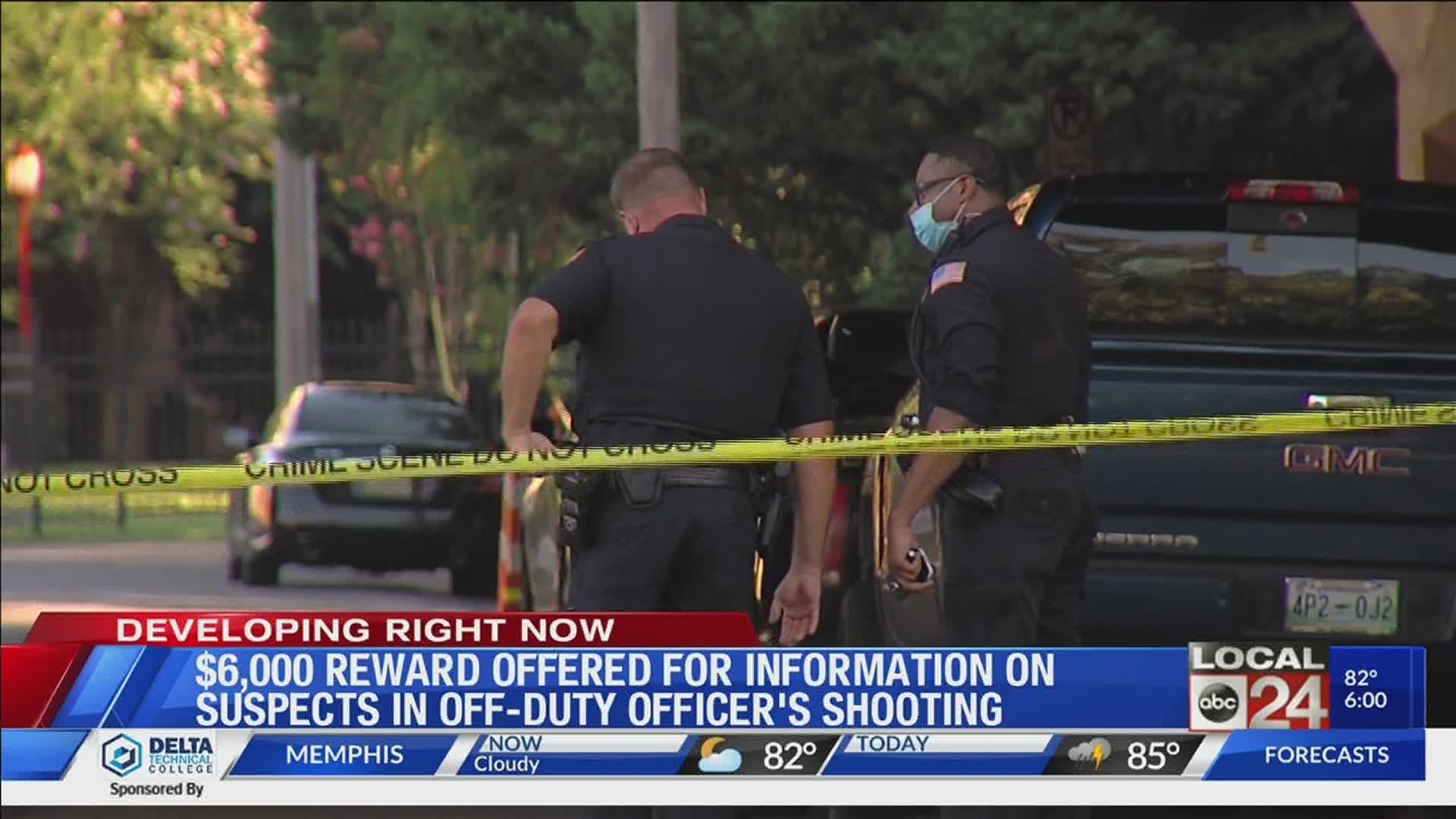 Officer was shot in the arm when he was working security in downtown Memphis