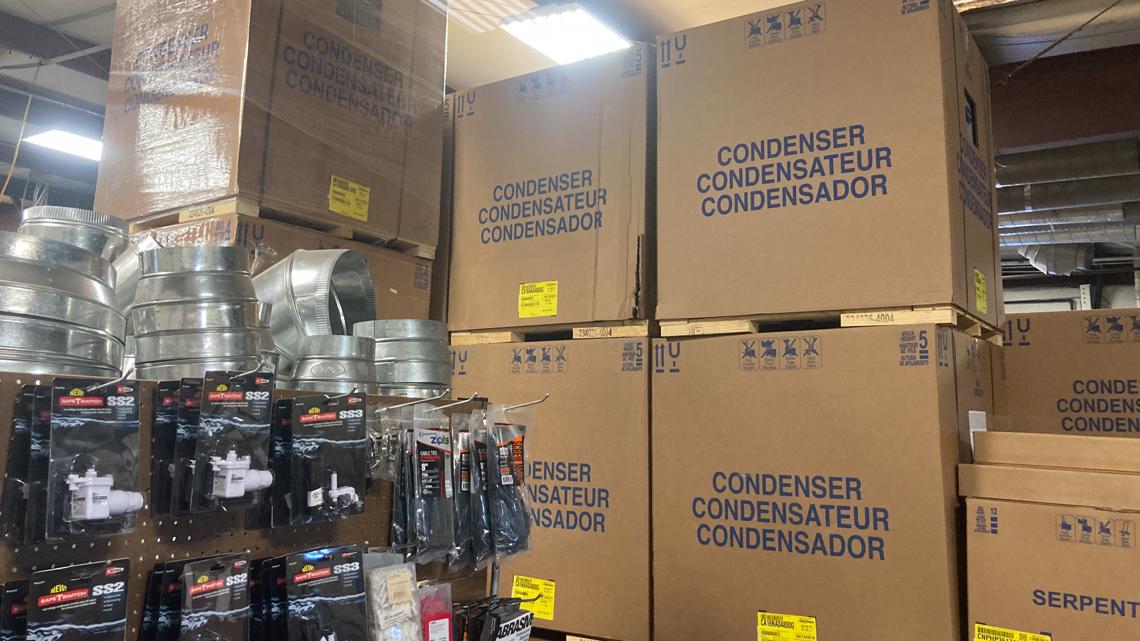 Heating and cooling companies are feeling the supply struggle