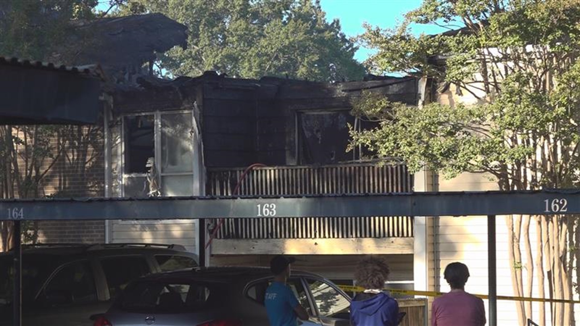 MFD Large fire at Whispering Oaks apartments causes heavy damage