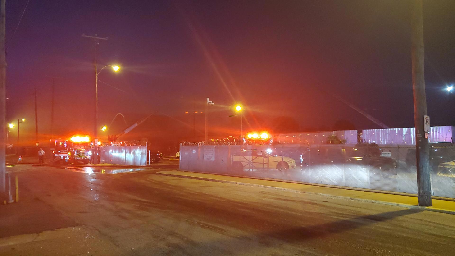 Heavy fire breaks out at South Memphis recycling center | localmemphis.com