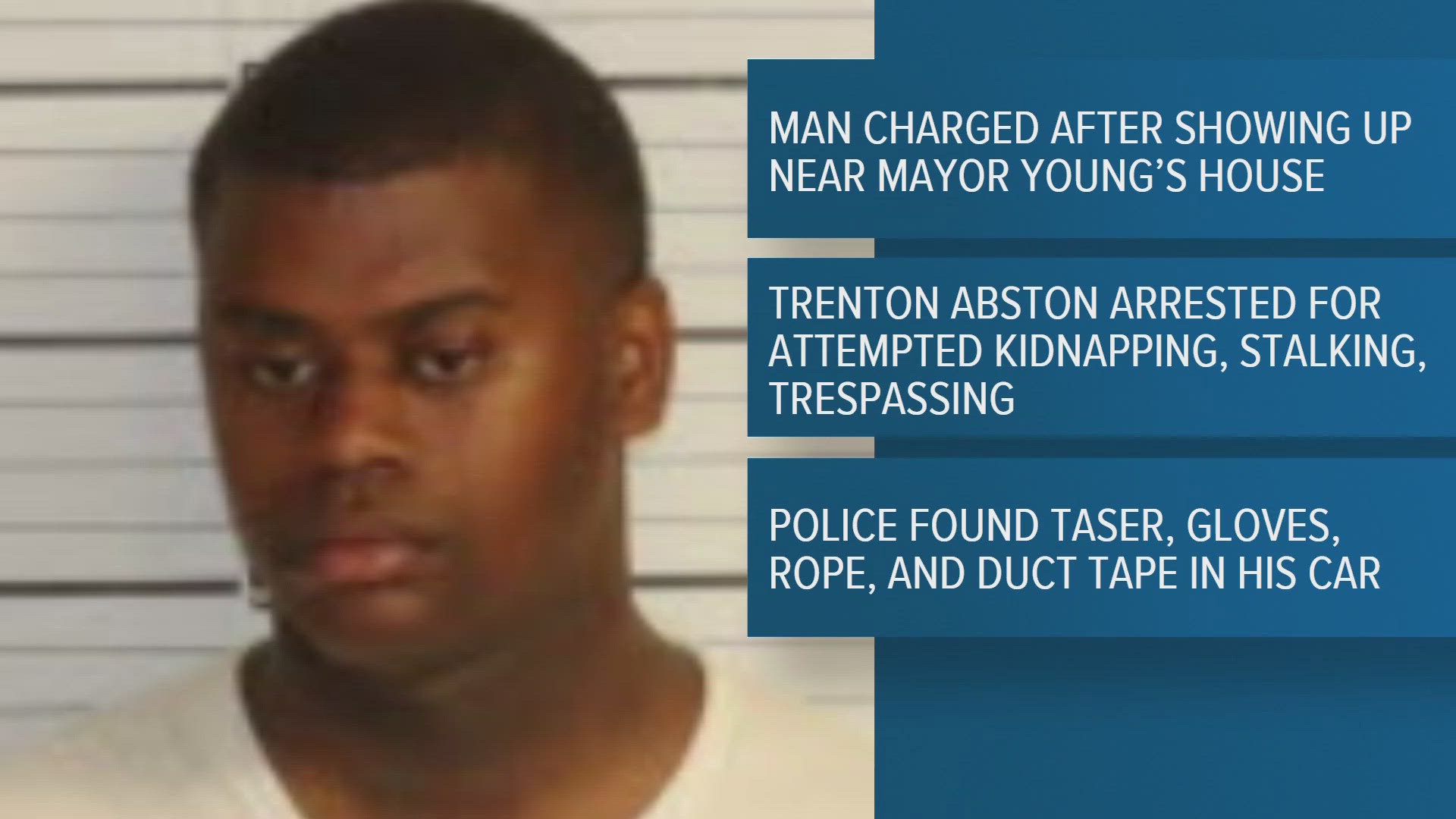 MPD said the man had a taser, gloves, rope, and duct tape in his vehicle at the time of his arrest.