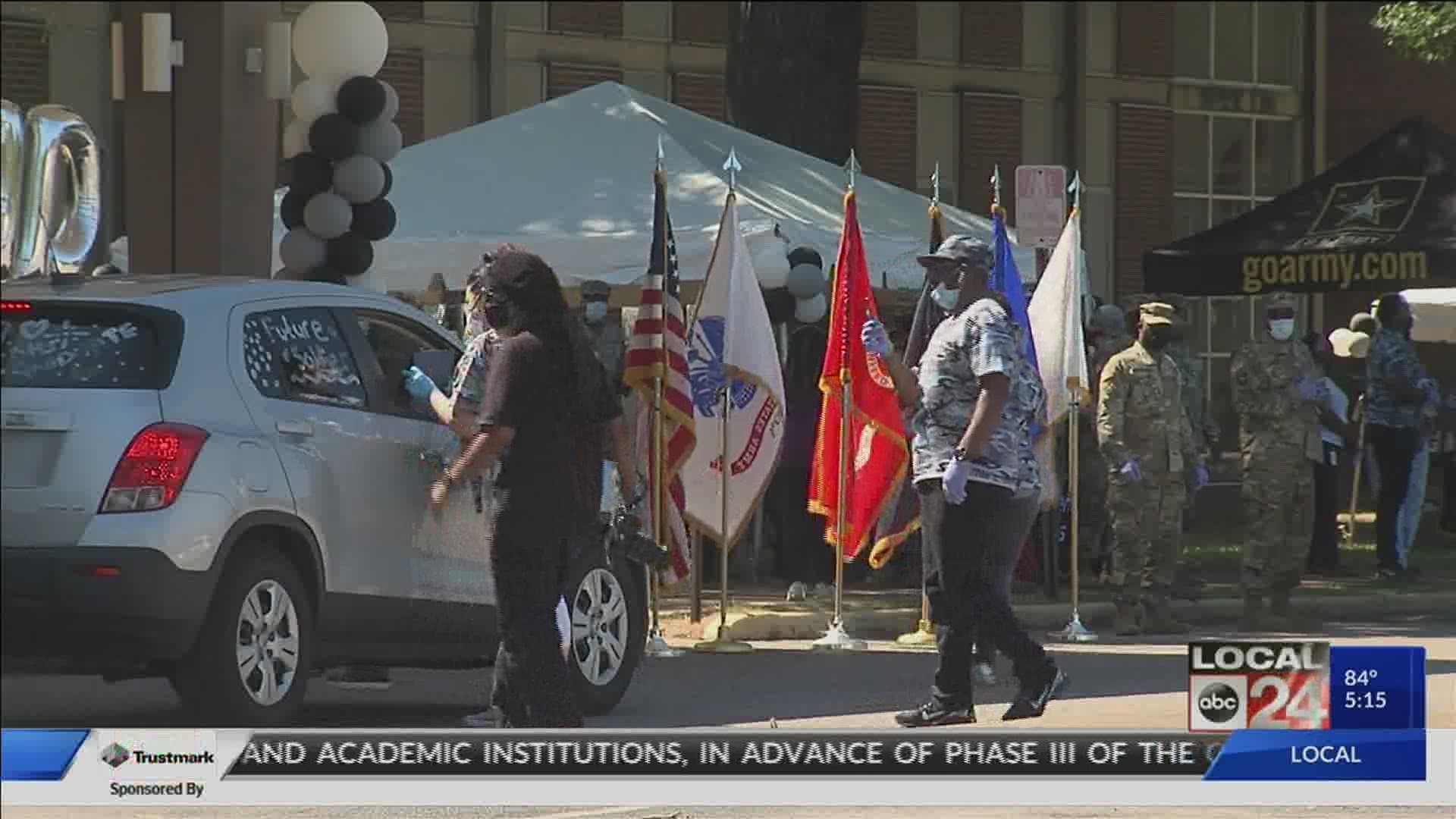 Shelby County Schools holds drive-through celebration