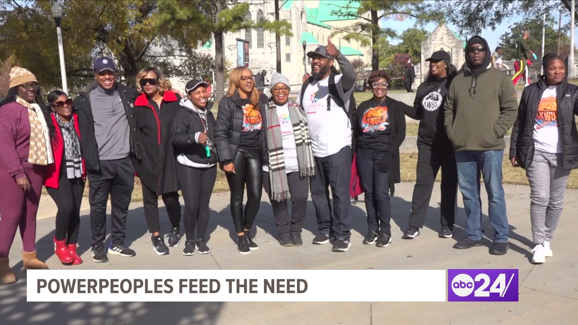 PowerPeoples held a Feed the Need event Saturday, Nov. 25, 2023, at Morris Park near downtown Memphis.