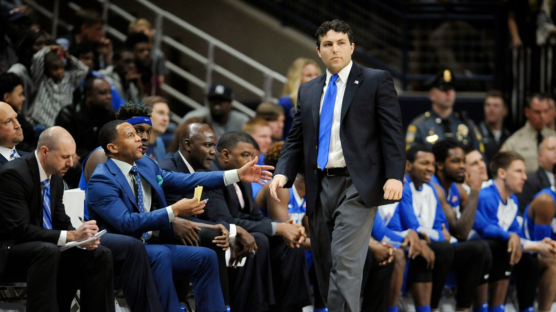 Memphis coach Penny Hardaway calls to his players during the first half of  an NCAA college basketball game against Tennessee Tech, Tuesday, Nov. 9,  2021, in Memphis, Tenn. (AP Photo/Karen Pulfer Focht