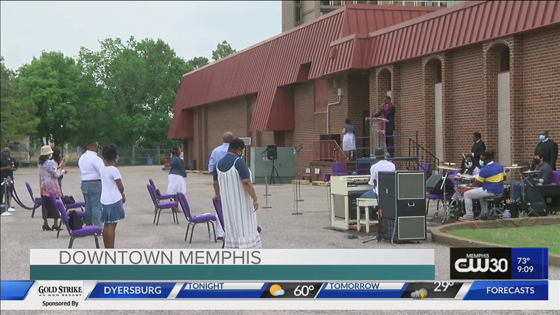 local worship in downtown memphis