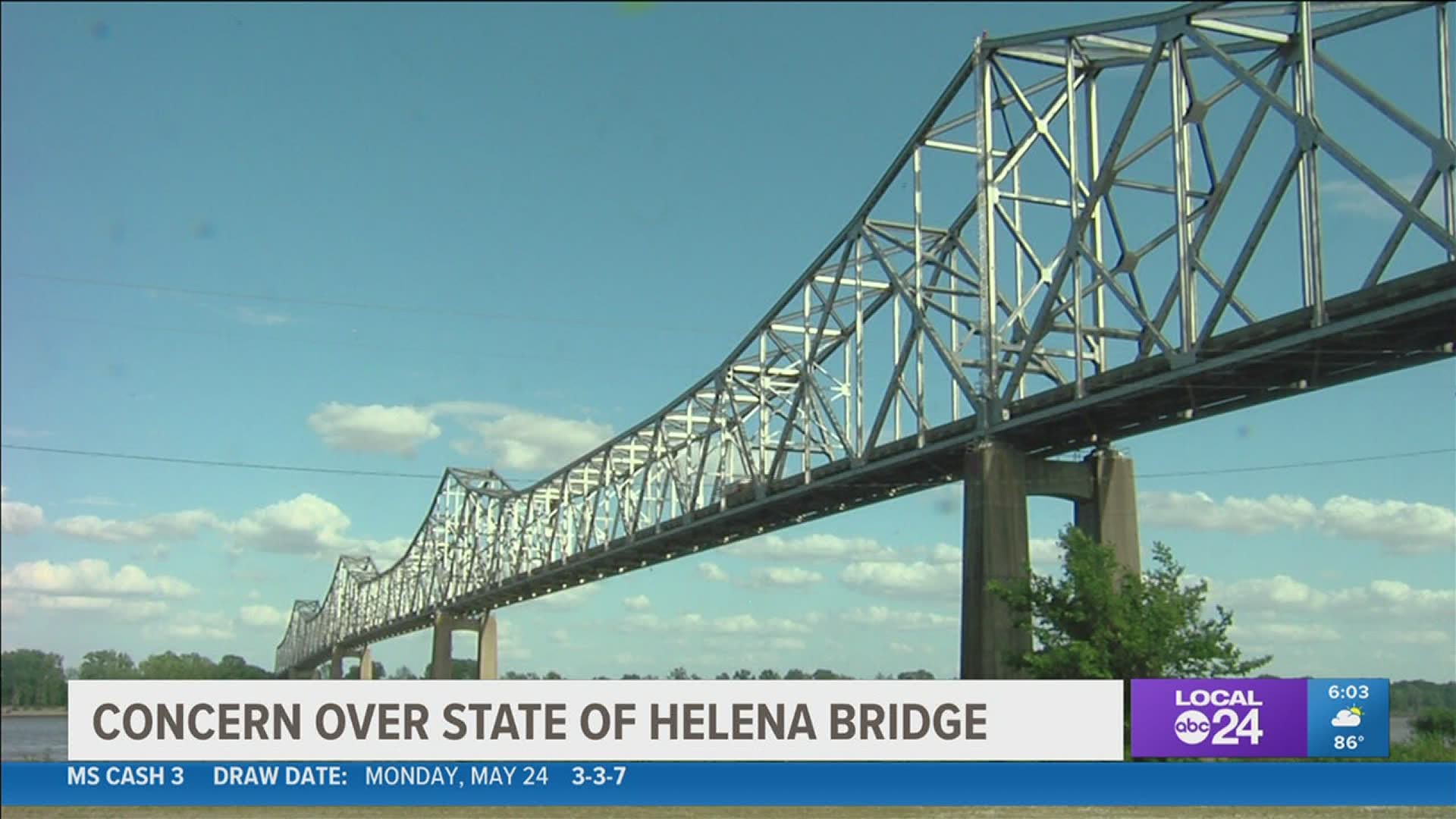 Helena-West Helena Mayor Kevin Smith says the bridge is safe and will be reinspected in mid-June.