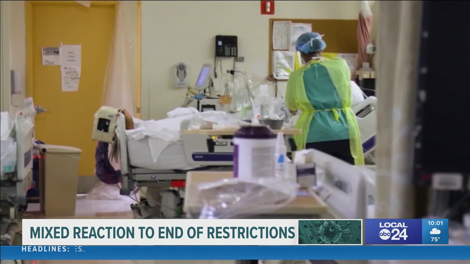 In Executive Order 80, Governor Bill Lee requests Shelby County lift business restrictions and mask requirements, as health officials say it's too soon.