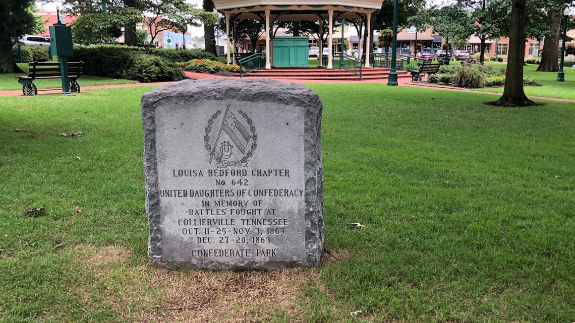 Collierville to keep Confederate marker in town square - Vimarsana News