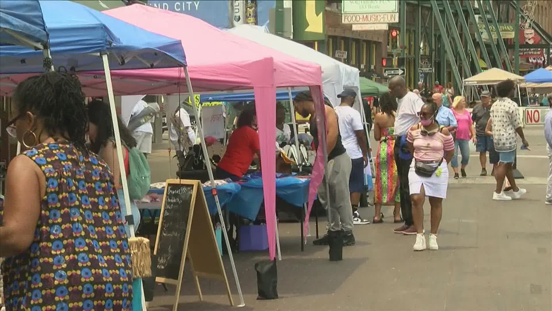 The need for more local support in the Memphis art scene prompted an event to feature work right on Beale Street. The "Artcrawl" has helped local artists since 2018.