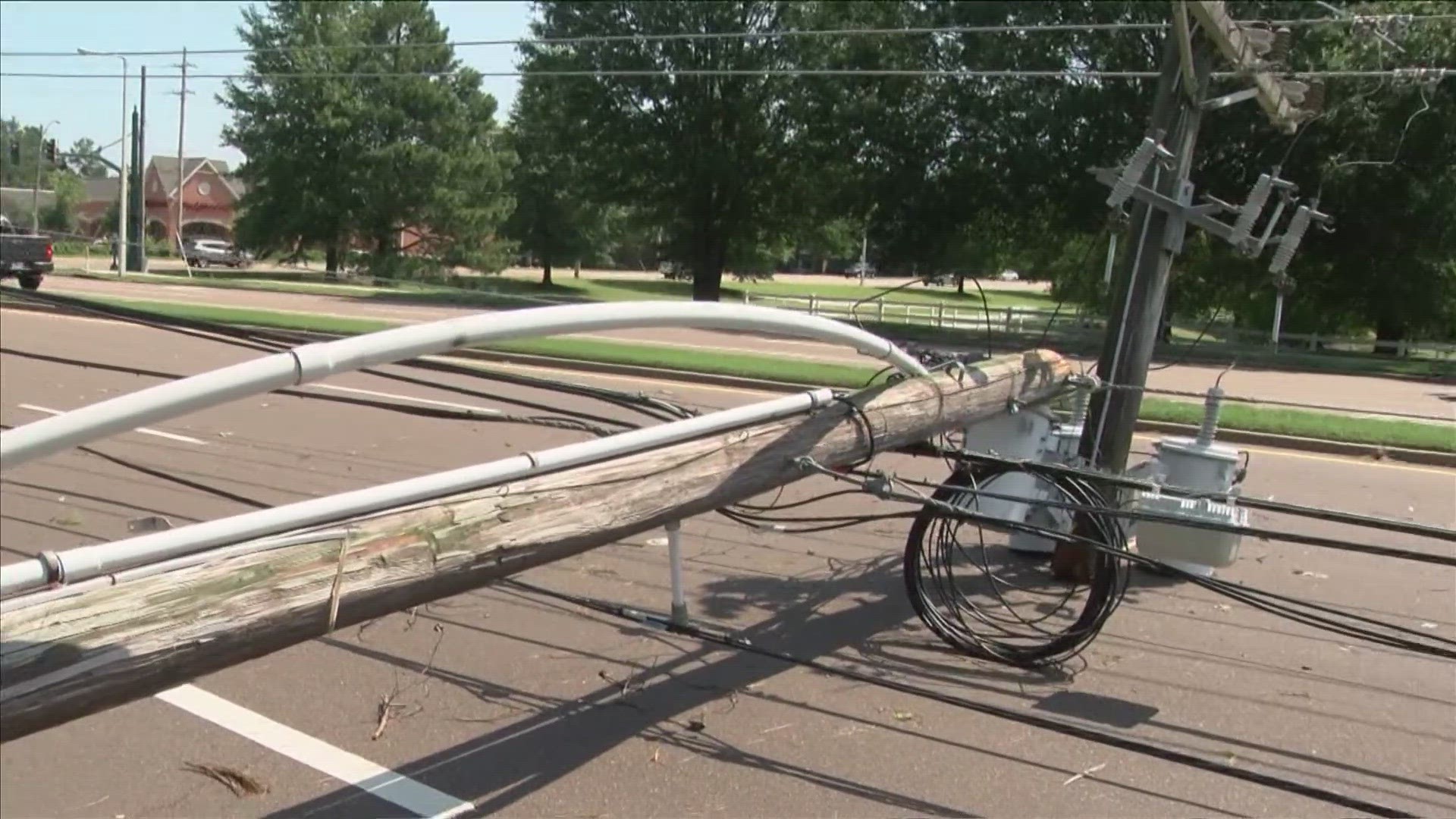 MLGW said they had 500 customers left to restore power to from last week, but this Sunday night’s storms knocked out power to 35,000 MLGW customers.