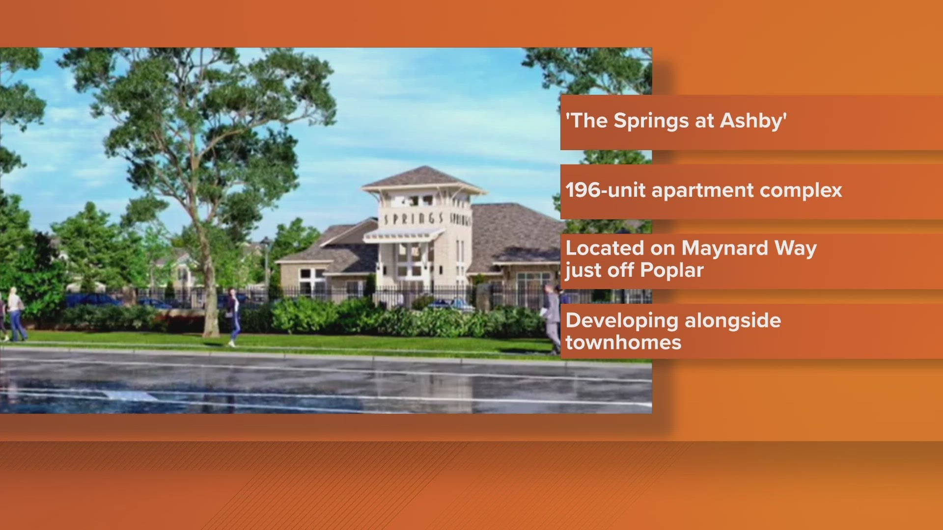 The Board of Aldermen approved the plans Monday for the ‘Springs of Ashby,’ a 196-unit complex off Maynard Way near the Walmart store.