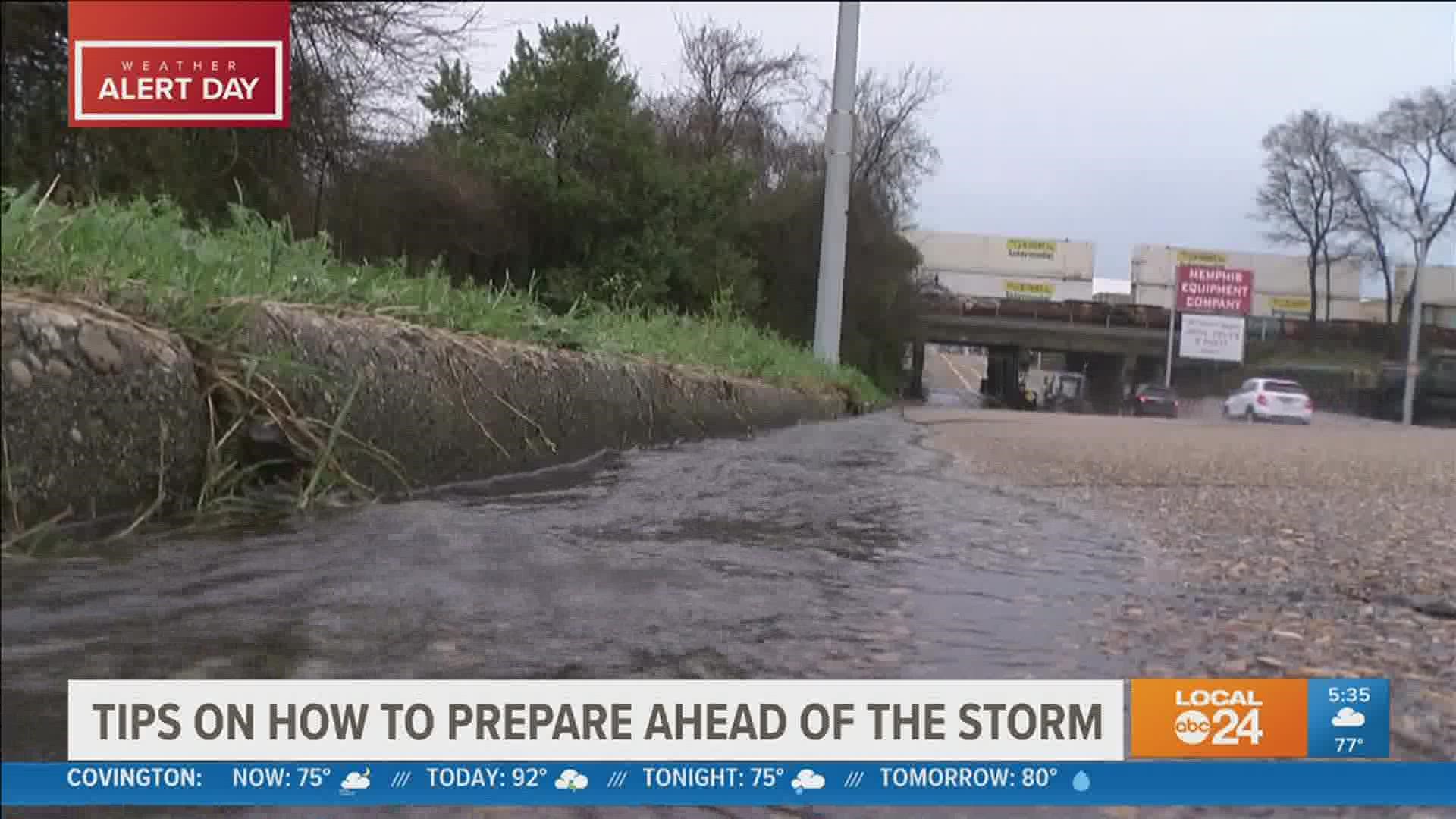 Flash flooding, high winds are the main concerns for the Mid-South