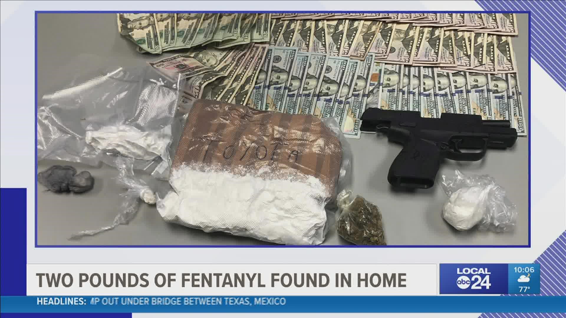 The Tennessee Bureau of Investigation said the drugs are worth about $110,000.