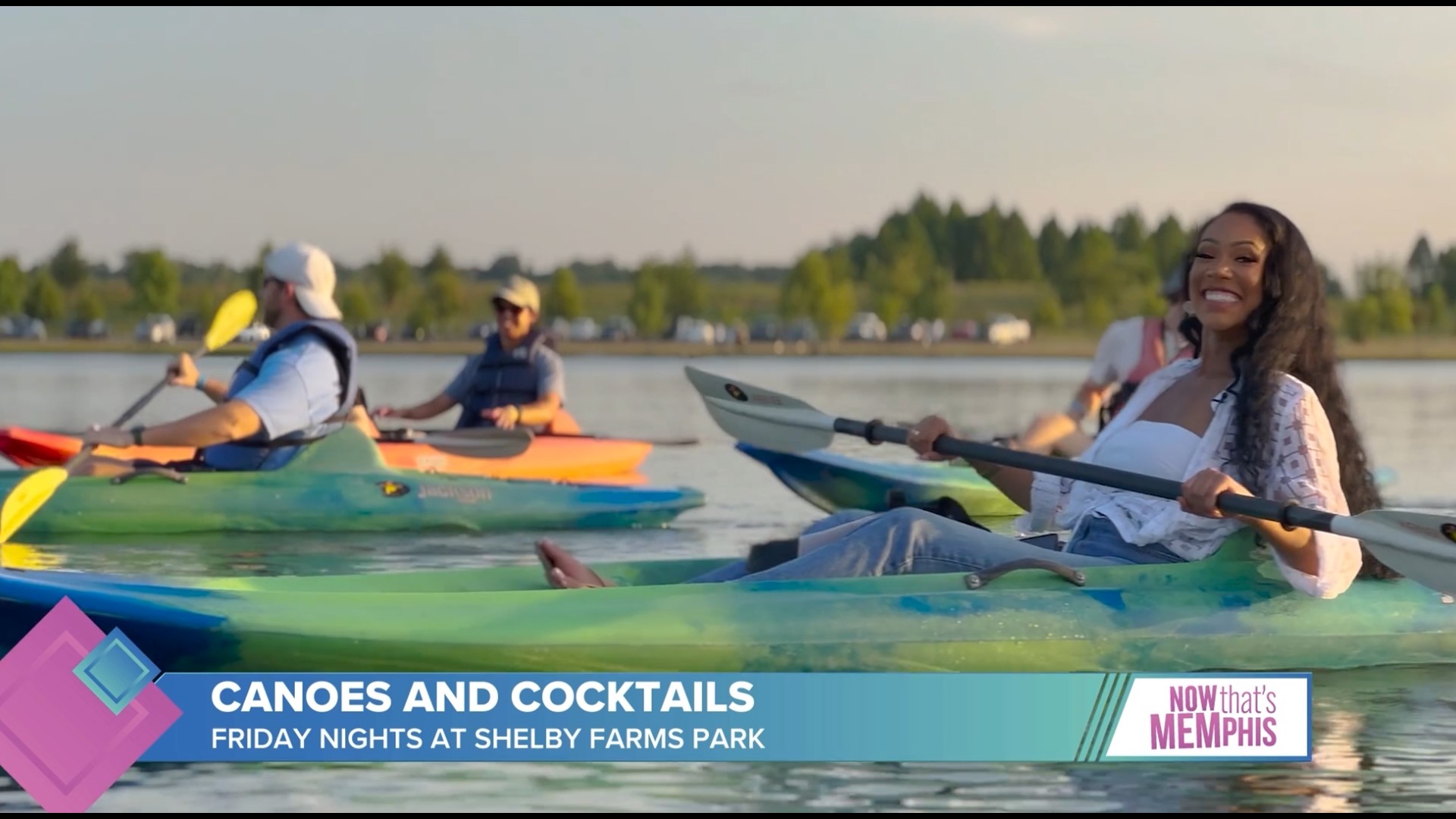 Shelby Farms invites you to a unique fundraiser,  where you guessed it, visitors take a ride in a canoe, then enjoy the sunset with a cocktail. Cheers to that!